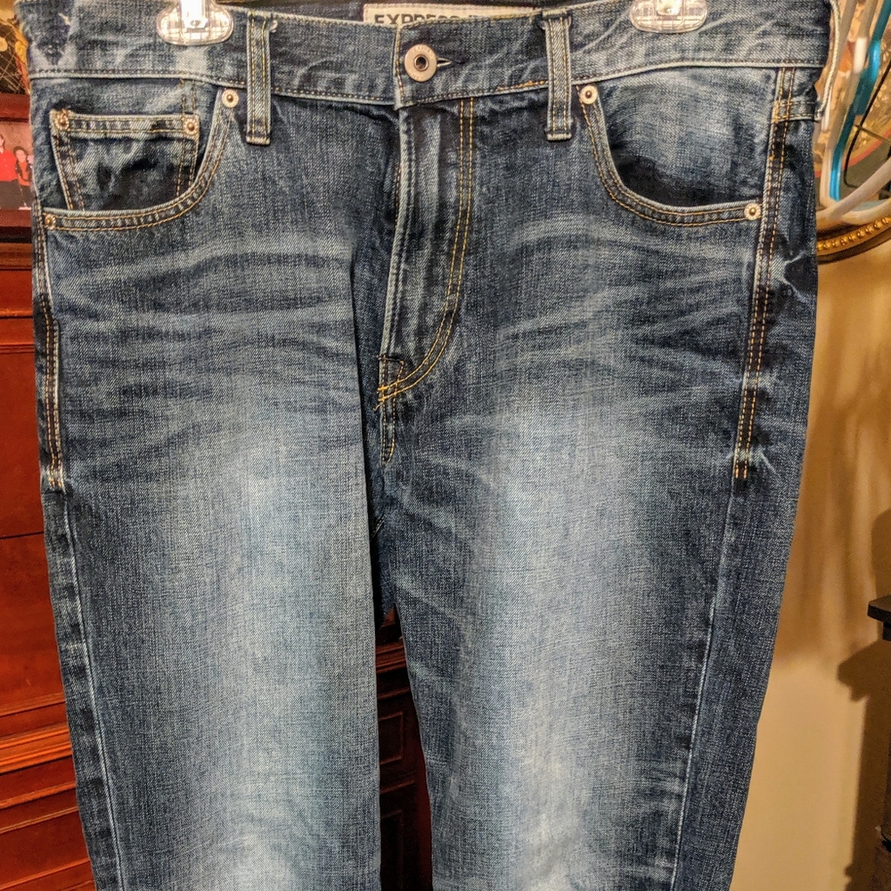 Express Classic Fit Tapered Leg Jeans